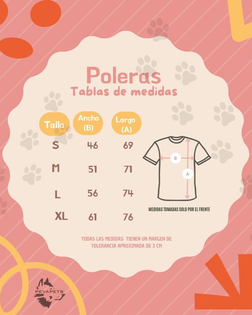 Polera personalizada con la cara de tu mascota 🐾