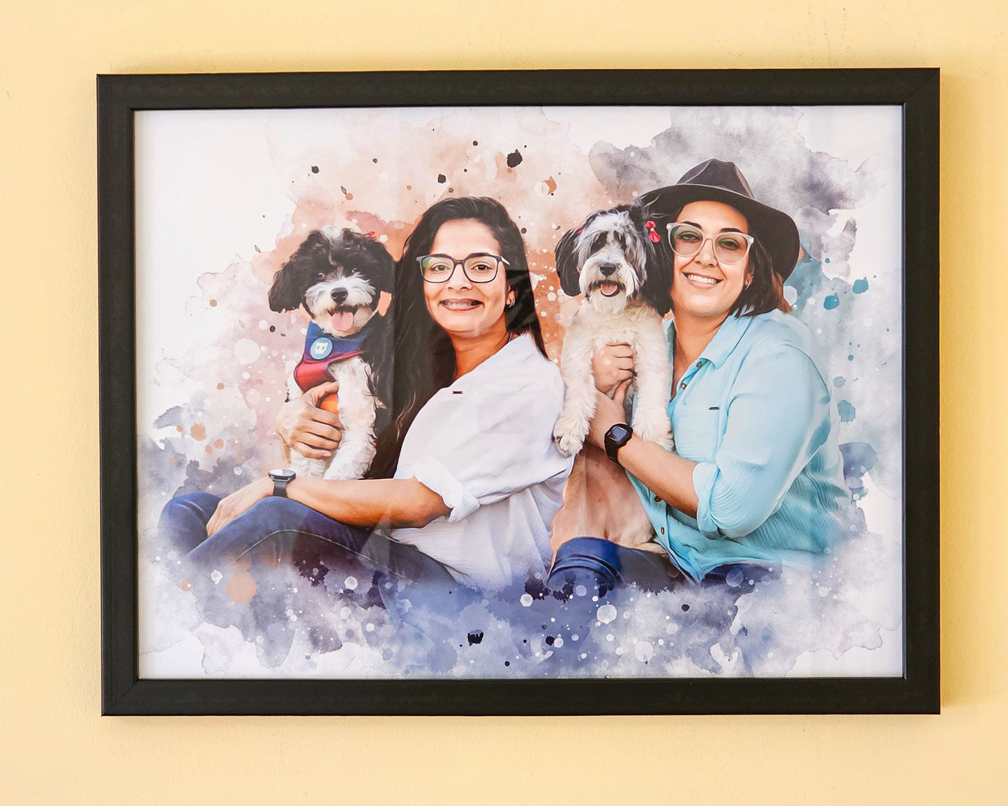Retrato de mascota personalizado