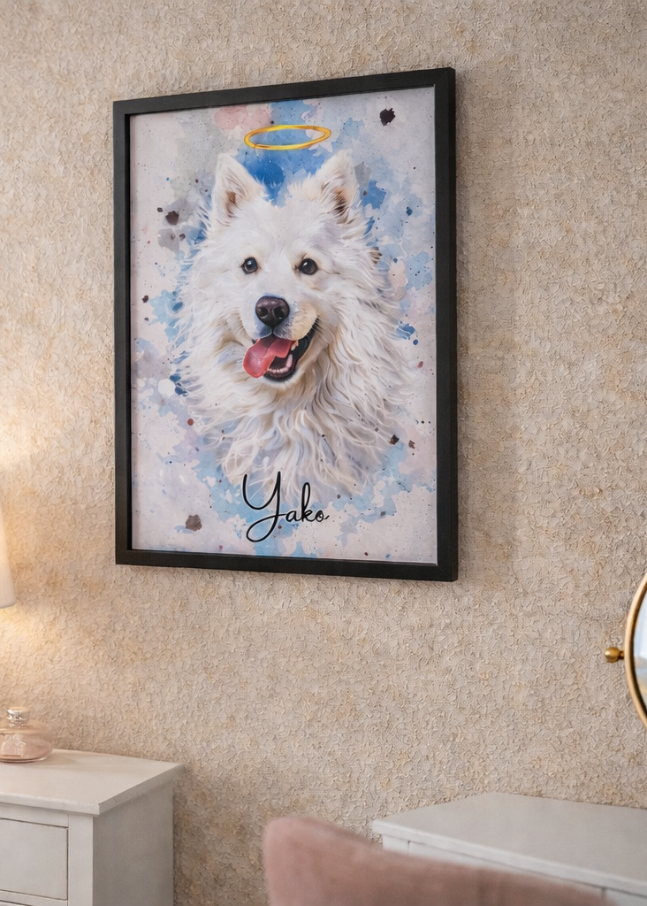 Retrato de mascota personalizado