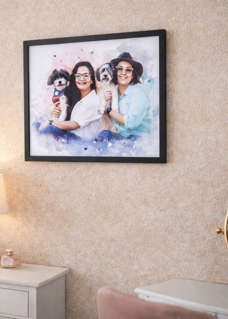 Retrato de mascota personalizado