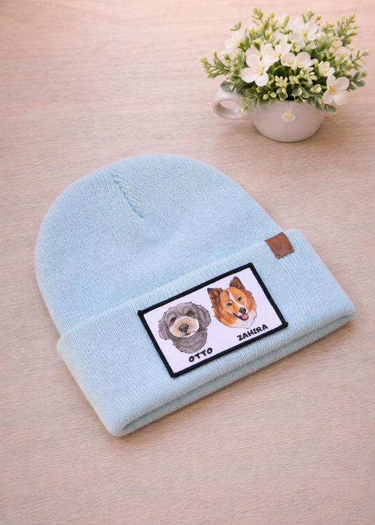 Gorro personalizado con cara de mascota