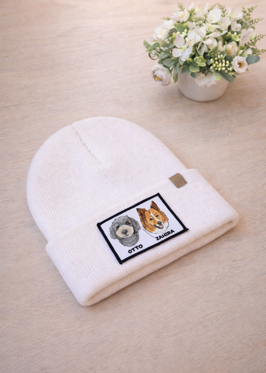 Gorro personalizado con cara de perros y gatos