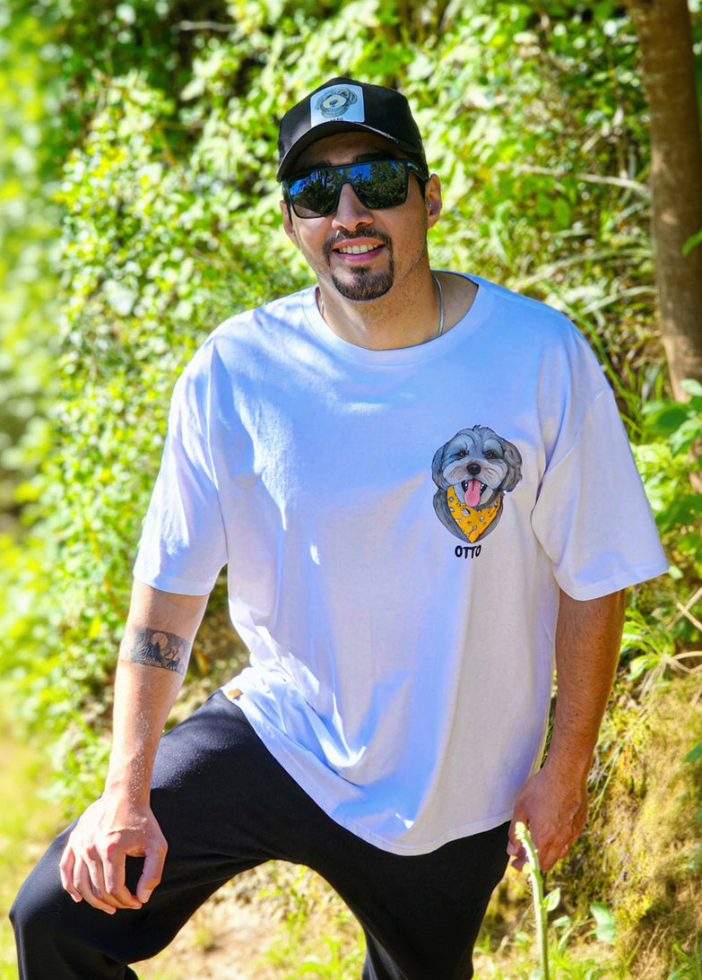 Polera personalizada con foto de perro