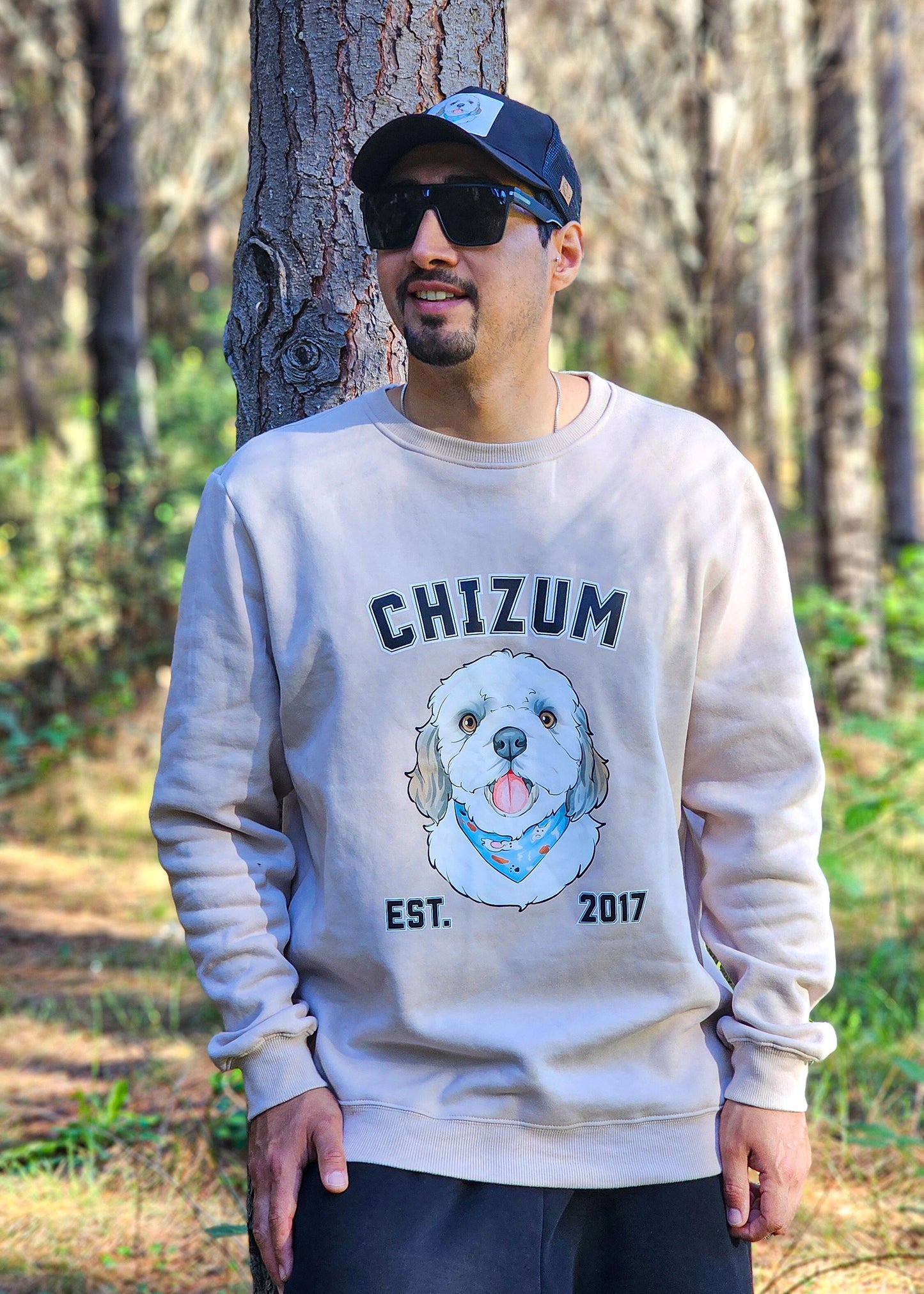 Poleron personalizado con cara de mascota