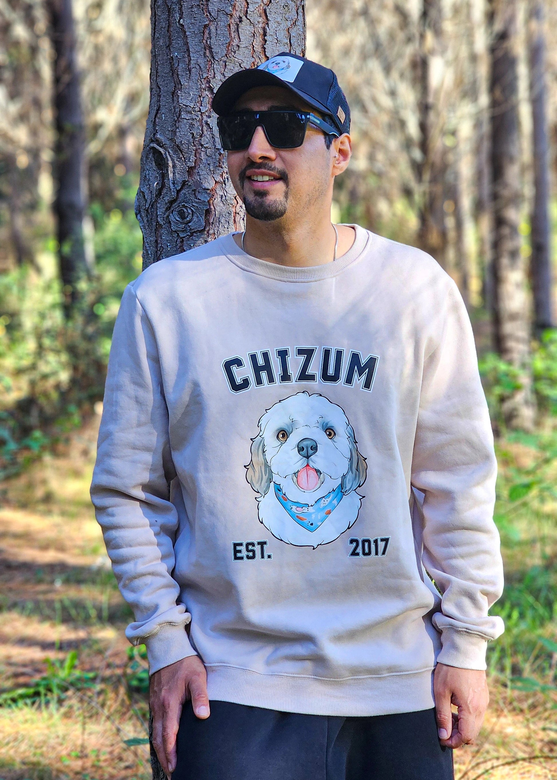 Poleron personalizado con cara de mascota